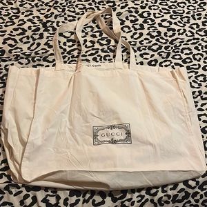 Gucci cloth tote bag
